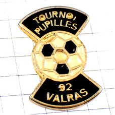 ピンバッジ・サッカーボール球 VALRAS SOCCER FRANCE