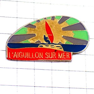 ピンバッジ・ウインドサーフィン太陽レギュイヨン＝シュル＝メール海