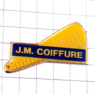 ピンバッジ・ＪＭ美容師のクシ