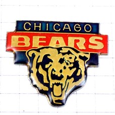 ピンバッジ・シカゴベアーズ熊アメフト/USA米国クマ CHICAGO BEARS