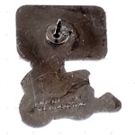 ピンバッジ・赤いスクーター二輪ピザ屋さん宅配バイク急ぐ S-PIZZA SCOOTER