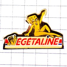 ピンバッジ・フライドポテトのセクシー女の子 VEGETALINE FRANCE
