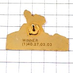 ピンバッジ・フライドポテトのセクシー女の子 VEGETALINE FRANCE