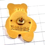 ピンバッジ・熊のぬいぐるみ白色 WHITE-BEAR TEDDY-BEAR FRANCE