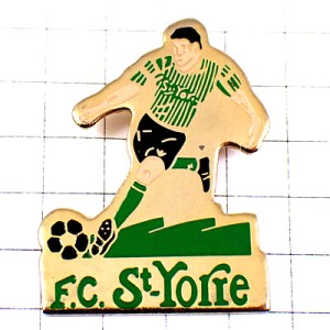 ピンバッジ・サッカー選手ボール球