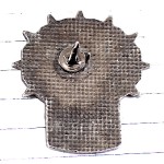 ピンバッジ・赤い車とスター星々 AUTOCOLOR PAINTING ICI-PAINTS IMPERIAL-CHEMICAL-INDUSTRIES ENGLAND