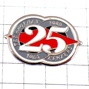 ピンバッジ・数字２５