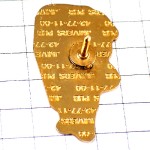 ピンバッジ・ピザ屋さん青い電話の受話器シェフ料理人コックさん