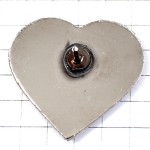 ピンバッジ・マレーシア三日月と太陽の国旗ハート大好き MALAYSIA FLAG