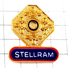 ピンバッジ・金色の機械パーツ部品ゴールド STELLRAM TOOLS