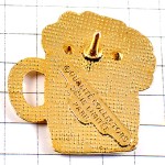 ピンバッジ・ビールジョッキ泡ゴールド金色お酒 BEER CHOPE FRANCE ピンバッジ・ビールジョッキ泡ゴールド金色お酒 BEER CHOPE FRANCE