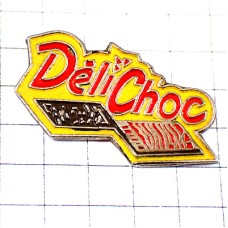 ピンバッジ・デリショックお菓子チョコレート味 DELI-CHOC FRANCE