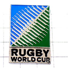 ピンバッジ・ラグビー世界大会ワールドカップ球 RUGBY WORLDCUP RWC RWC-1989