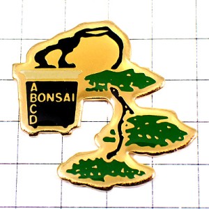 ピンバッジ・ボンサイ盆栽 BONSAI