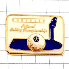 ピンバッジ・ゴルフ球クライスラー大会 CHRYSLER USA