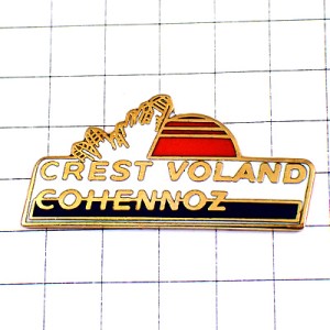 ピンバッジ・太陽と水晶クリスタル