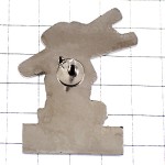 ピンバッジ・青い作業服ハシゴとバケツ職人さん