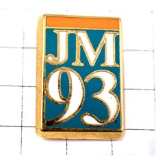 ピンバッジ・アルファベットＪＭ数字９３