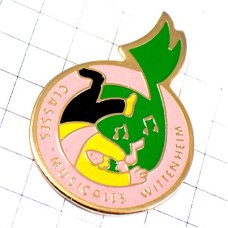 ピンバッジ・緑色の音符ミュージック音楽 WITTENHEIM ALSACE FRANCE ピンバッジ・緑色の音符ミュージック音楽 WITTENHEIM ALSACE FRANCE
