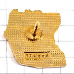 ピンバッジ・ワイングラス葡萄酒ブルー青い屋根の城