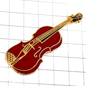 ピンバッジ・バイオリン楽器ヴァイオリン音楽