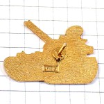 ピンバッジ・カーキ迷彩色の対空砲ミリタリー戦車