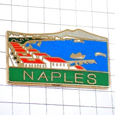 ピンバッジ・ナポリ海イタリア風景 ピンバッジ・ナポリ海イタリア風景