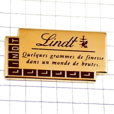 ピンバッジ・リンツのチョコレート板チョコのマス目 LINDT CHOCOLATIER SWISS ピンバッジ・リンツのチョコレート板チョコのマス目 LINDT CHOCOLATIER SWISS