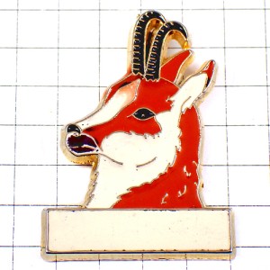 ピンバッジ・シカ鹿の頭