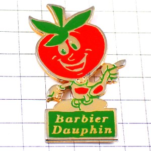 ピンバッジ・トマトくん野菜 BARBIER TOMATO FRANCE