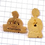 ピンバッジ・パン屋さんと奥さんバゲット金色ゴールド２個セット BOULANGER FRANCE