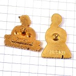 ピンバッジ・パン屋さんと奥さんバゲット金色ゴールド BOULANGER FRANCE