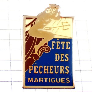 ピンバッジ・三叉の矛フィッシング釣り師たちの祭