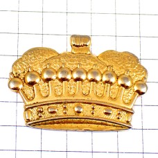 ピンバッジ・王冠ゴールド金色 CROWN FRANCE