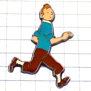 ピンバッジ・タンタンの冒険バンドデシネ主人公BD TINTIN