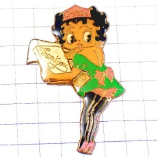 ピンバッジ・ベティちゃんウエイトレス服ベティブープ漫画アニメ ピンバッジ・ベティちゃんウエイトレス服ベティブープ漫画アニメ