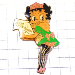 ピンバッジ・ベティちゃんウエイトレス服ベティブープ漫画アニメ
