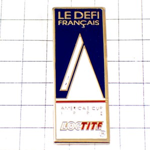 ピンバッジ・アメリカズカップ帆船ヨットフランスチーム AMERICAS-CUP LOCTITE FRANCE DEFI ピンバッジ・アメリカズカップ帆船ヨットフランスチーム AMERICAS-CUP LOCTITE FRANCE DEFI