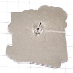 ピンバッジ・スイス国際ラジオＳＲＩ白い雲スター星