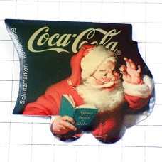 ピンバッジ・クリスマスのサンタクロース本コカコーラ COCA-COLA SANTA-CLAUS GERMANY ピンバッジ・クリスマスのサンタクロース本コカコーラ COCA-COLA SANTA-CLAUS GERMANY