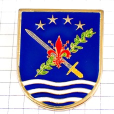 ピンバッジ・赤い百合の紋章スター星4つ欧州即応部隊 EUROPEAN-RAPID-OPERATIONAL-FORCE EUROFOR FRANCE EUROPE ピンバッジ・赤い百合の紋章スター星4つ欧州即応部隊 EUROPEAN-RAPID-OPERATIONAL-FORCE EUROFOR FRANCE EUROPE