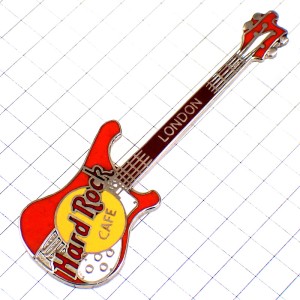 ピンバッジ・ハードロックカフェ店ロンドン楽器エレキギター英国イギリスUK HARD-ROCK-CAFE HRC GUITAR LONDON ENGLAND ピンバッジ・ハードロックカフェ店ロンドン楽器エレキギター英国イギリスUK HARD-ROCK-CAFE HRC GUITAR LONDON ENGLAND