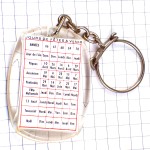 キーホルダー・ワイン酒デュボネの絵 DUBONNET FRANCE