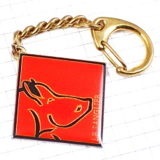 キーホルダー・亥干支イノシシ赤い猪ブタ豚 WILDPIG MEAT FRANCE キーホルダー・亥干支イノシシ赤い猪ブタ豚 WILDPIG MEAT FRANCE