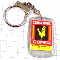 キーホルダー・カモ料理の缶詰めニワトリ鶏 COPER CONSERVES PATE-DE-CANARD FRANCE キーホルダー・カモ料理の缶詰めニワトリ鶏 COPER CONSERVES PATE-DE-CANARD FRANCE