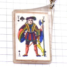 キーホルダー・ダイヤ札トランプ赤Vカード CARDGAME VALET FRANCE キーホルダー・ダイヤ札トランプ赤Vカード CARDGAME VALET FRANCE