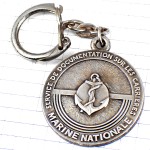 キーホルダー・イカリ錨マリン海軍シルバー銀色