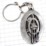 キーホルダー・車輪シルバー銀色