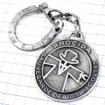 キーホルダー・収穫カカシ案山子シルバー銀色 PROCIDA EPOUVANTAIL FRANCE