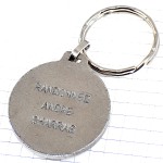 キーホルダー・ツールドフランス自転車レース記念シルバー銀色  FRANCE